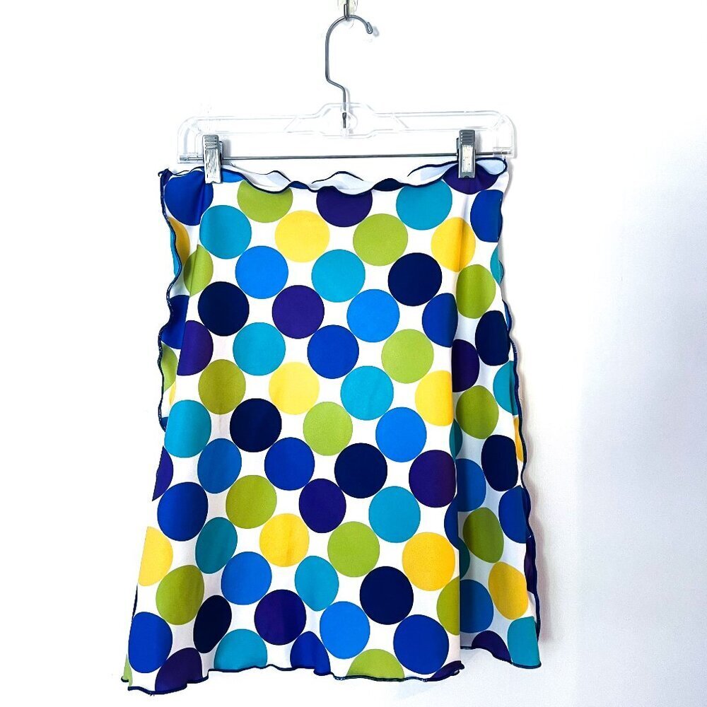 HAYSTACKS Women's Dot Slip On Skirt size Medium